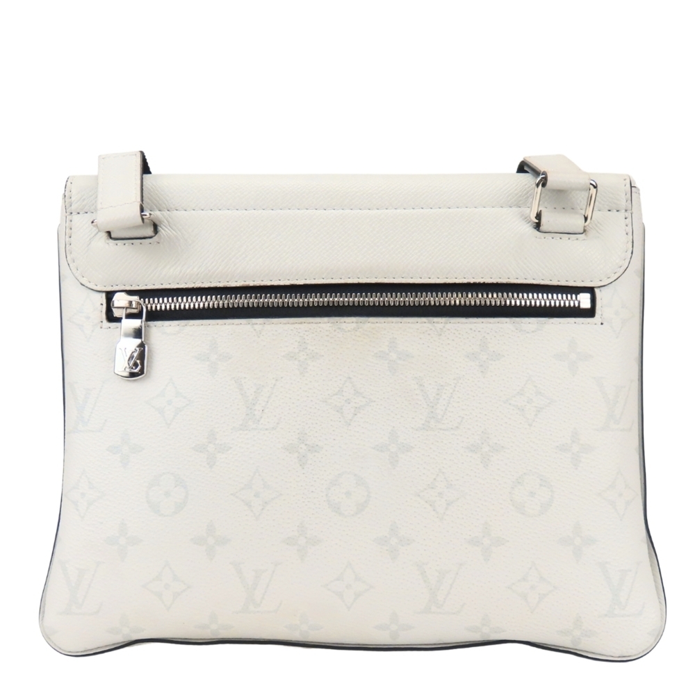 Louis Vuitton Shoulder Bag Flap Messenger M30411 Antarctica Grey Taigarama Me... - Picture 4 of 16